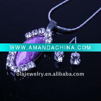 Wholesale Hot selling fashion bridal jewelry set