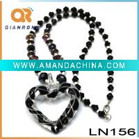 Wholesale Fashion Crystal Necklace Paired Couples