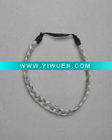 Wholesale Synthetic Braid Headband with beads