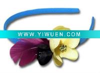 Wholesale flower ribbon wrapped headband