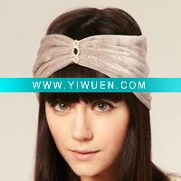 Wholesale Luxurious Feel Velvet Turban headband high fashion