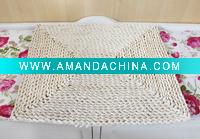 Wholesale Promotion!Handmade woven cute indoor antique natural straw door mat