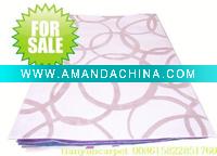 Wholesale white circle stripe acrylic handmade door mat manufacturer