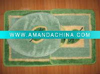 Wholesale Acrylic bath mat (3pieces/set)--Best price!!!