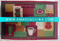Wholesale jacquard t/c door floor mat jacquard carpet
