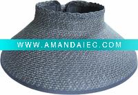 Wholesale paper craft sun hats and caps fashion