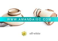 Wholesale Female's paper straw sun visor /hat