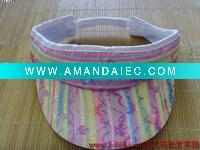 Wholesale 2011 promotional embroidery cotton sun visor cap