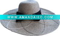 Wholesale custom flat brim fitted european style beach hats
