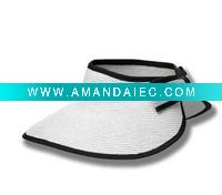 Wholesale Roll-up Wide Brim Sun Visor with Bow