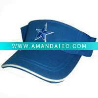 Wholesale new style embroidery sports sun visor cap