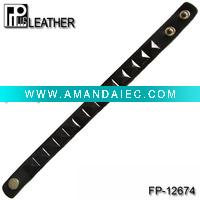 Wholesale Square studded leather bracelet