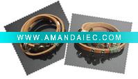 Wholesale 2010 fashion trend leather bracelet