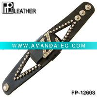 Wholesale Fashion leather bracelet with studs