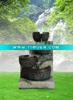 Wholesale tabletop fountain with pot & LED light