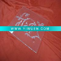 Wholesale acrylic hollow craft ,acrylic flower pattern carft