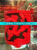 Wholesale Cinnabar sculpture handicraft brush pot