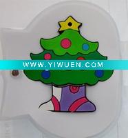 Wholesale New! hot product best-selling USB drive customer logo printed christmas tree usb gift rubber usb flash disk