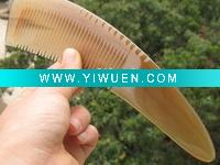 Wholesale natural pocket ox horn hair comb