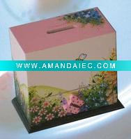 Wholesale wood coin bank,money box