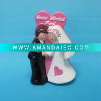 Wholesale M6164 fun funds series ceramic wedding money box