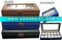 Wholesale leather watch box,top watch box,fashion watch box