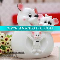 Wholesale ceramic euro money box
