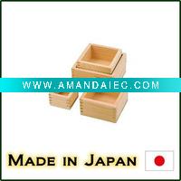 Wholesale Wooden Japanese Money Box [MASU 144ml] Made in Japan