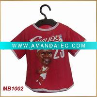 Wholesale NBA star sportswear , polyresin T-shirt money box (MB1002)