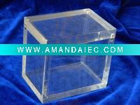Wholesale Acrylic money box with a lid