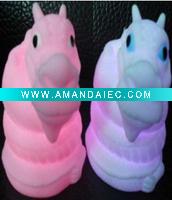 Wholesale Animal shaped Money Box/7 color chaning LED /Gift for wedding