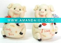 Wholesale Polyresin pig money box