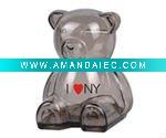 Wholesale Plastic Money Saving Coin Bank Saving Box Bear Shaped