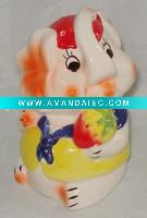 Wholesale Ceramic money bank,ceramic gift,porcelain money box,in moggy design(ceramic,porcelain ornament,money bank)