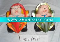 Wholesale polyresin car coin box,resin money bank