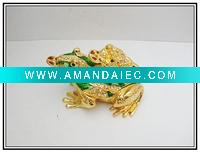 Wholesale Fashion trinket box animal trinket box,money frog trinket box