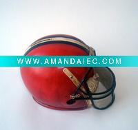 Polyresin Football helmet money bank