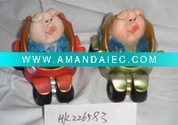 Wholesale polyresin saving box,money bank