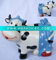 Wholesale polyresin coin box,polyresin cow,polyresin figurine,polyresin