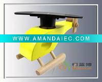 solar wood airplane model toy