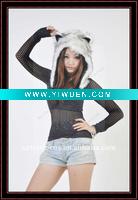 Wholesale ANIMAL WINTER HAT HALF SERBIAN WOLF