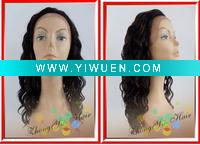 Wholesale 100% Human hair Lace wig #1B BF-9041