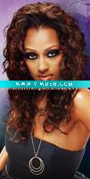 Wholesale Afro curl16 inch6# synthetic wigs