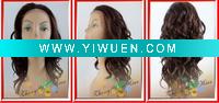 Wholesale 100% Human hair Lace front wig #1B BF-8149L