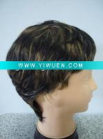 Wholesale Hot selling short natural wave full lace wig Top quality