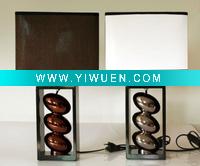 ceramic pebble desk lamp