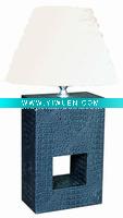 Wholesale modern unique luxury crocodile leather desk lamp e27
