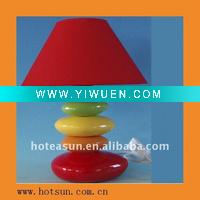 Wholesale New Colorful Glazing Stone-like Shape Modern Ceramic Table Lamp(OEM/ODM Order is Welcomed)
