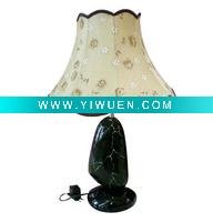 Wholesale 12Pcs New Craft Desk Lamp Light Fabric Shade Resin Base