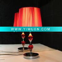 Wholesale hot red Glass table lamp